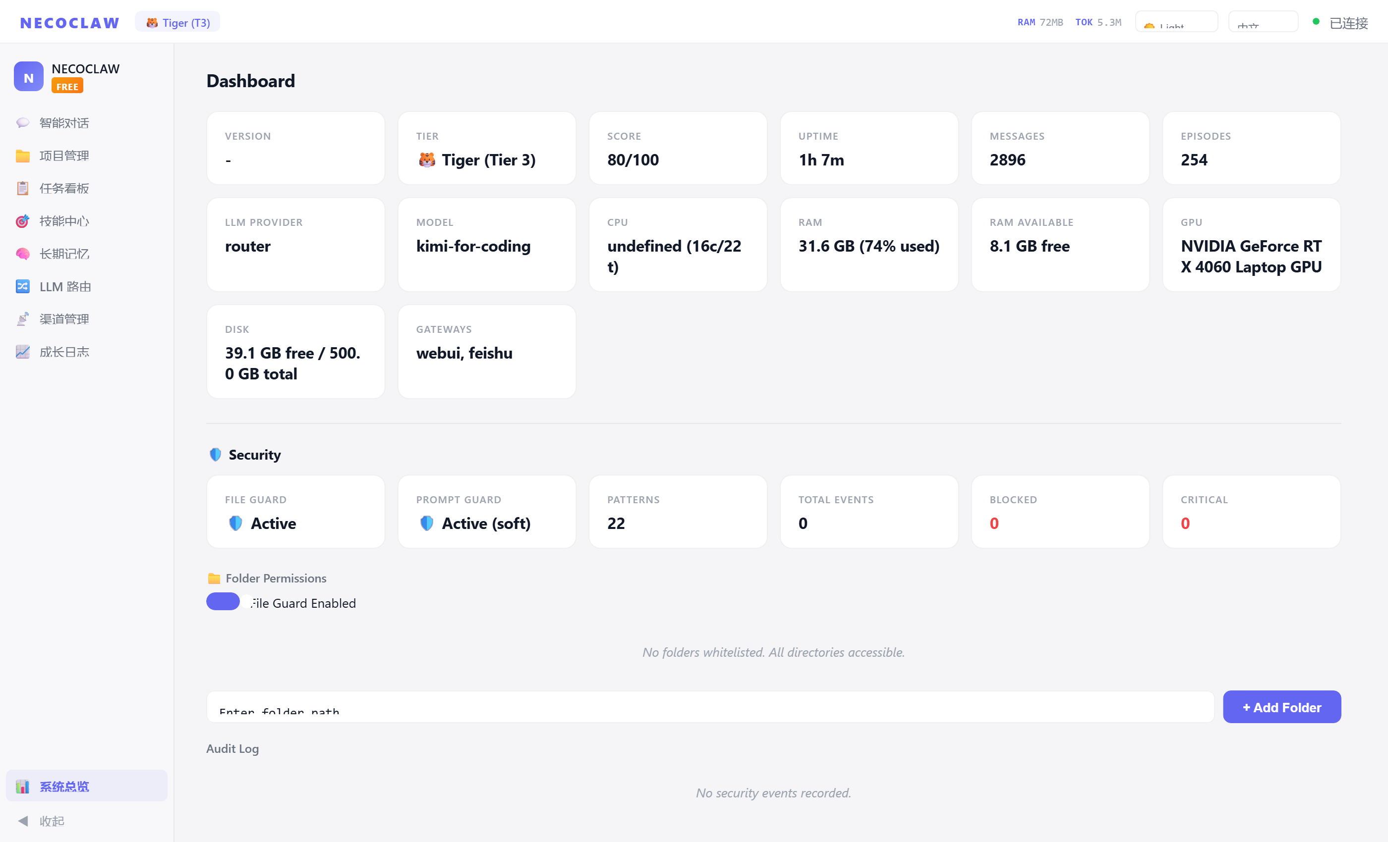 NECOCLAW 系统总览